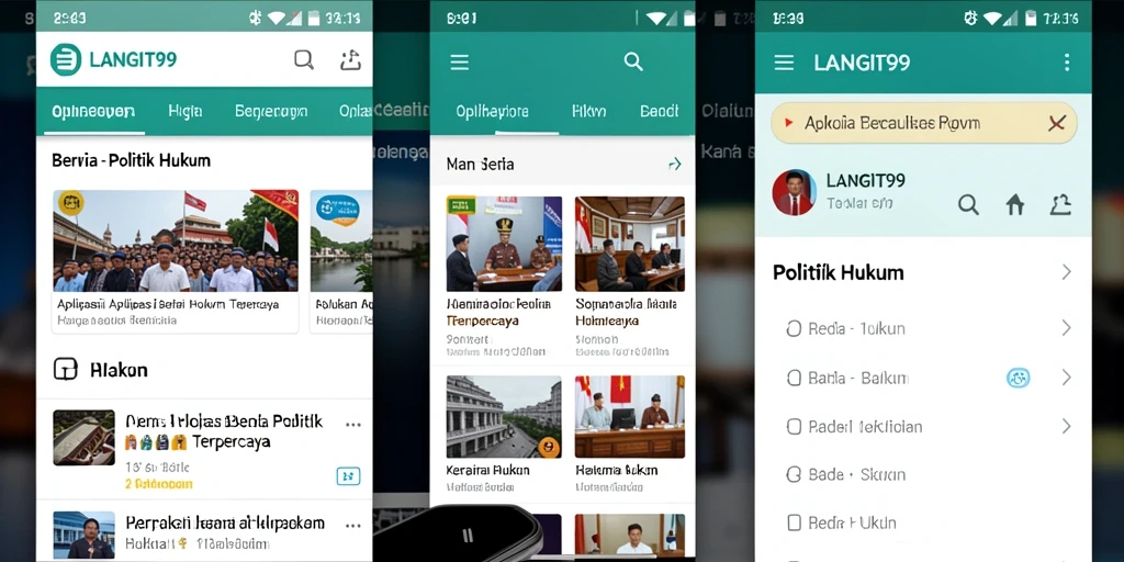 Tampilan antarmuka aplikasi LANGIT99 yang informatif dan menarik.