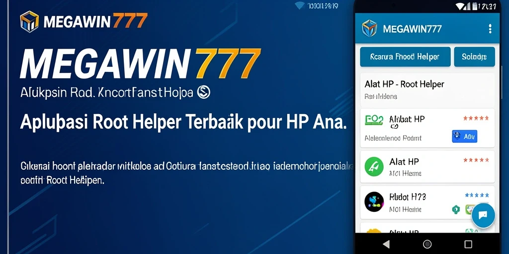 Antarmuka MEGAWIN777 menampilkan fungsi rooting yang sederhana dan mudah dipahami.