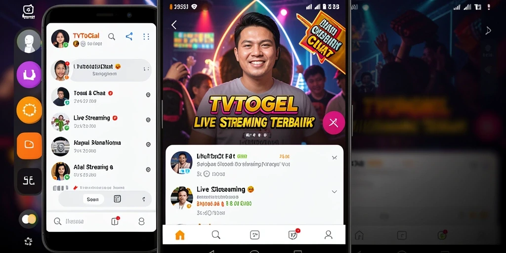Antarmuka TVTOGEL menampilkan fungsi Live Streaming yang menarik dan mudah digunakan.