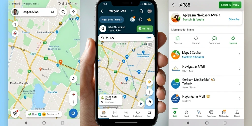 Antarmuka aplikasi XR88 menampilkan fitur navigasi yang mudah digunakan.